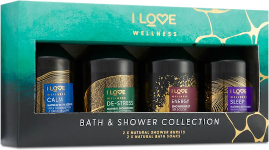 I Love Cosmetics Wellness Bath & Shower Collection Αφρόλουτρο Χαλαρωτικό 4x125ml