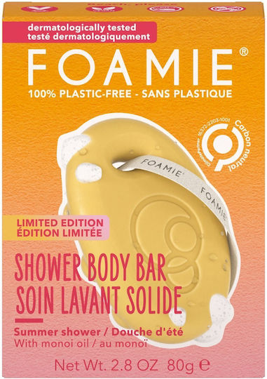 Foamie Monoi Beach Please Μπάρα Σαπουνιού Body Bar 80gr