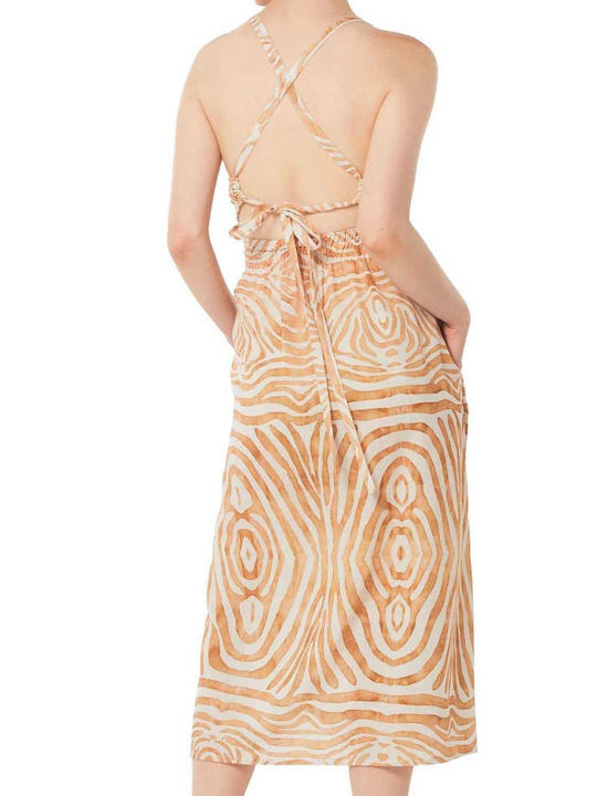 Φορεμα Audrey Midi Dress WWD23S006 nz natural zebra