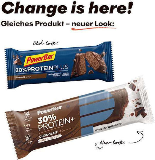 PowerBar Protein Plus Μπάρες με 30% Πρωτεΐνη & Γεύση Σοκολάτα 15x55gr