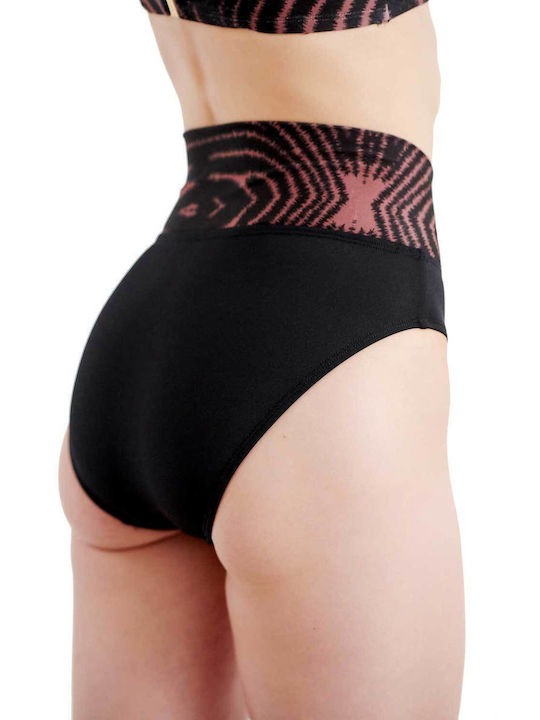 Bikini Slip High Waist Black