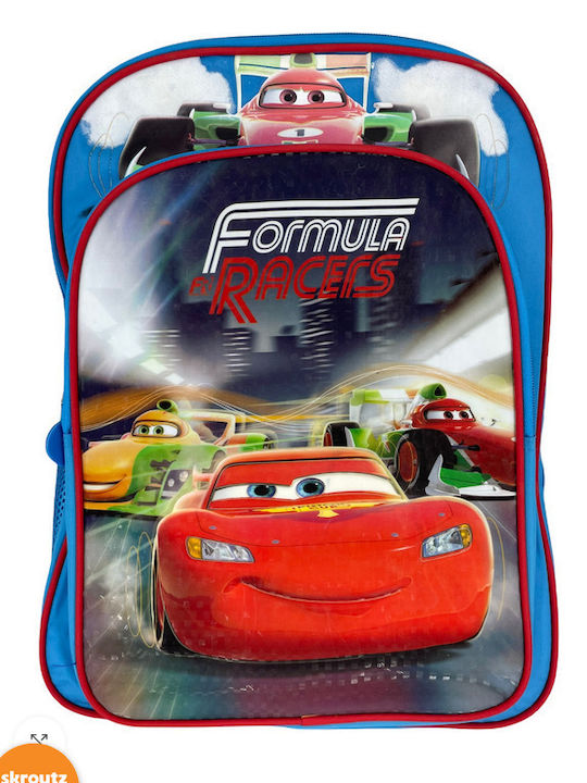 School bag for elementary school trolley formula racers cars 26x28x9 (the trolley goes in and out whenever you want)