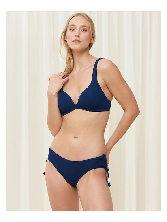 Summer Glow Midi Bikini Slip Μπλε