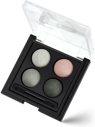 Golden Rose Wet & Dry Eyeshadow 02 Palette with Eye Shadows in Pressed Powder Form 4gr