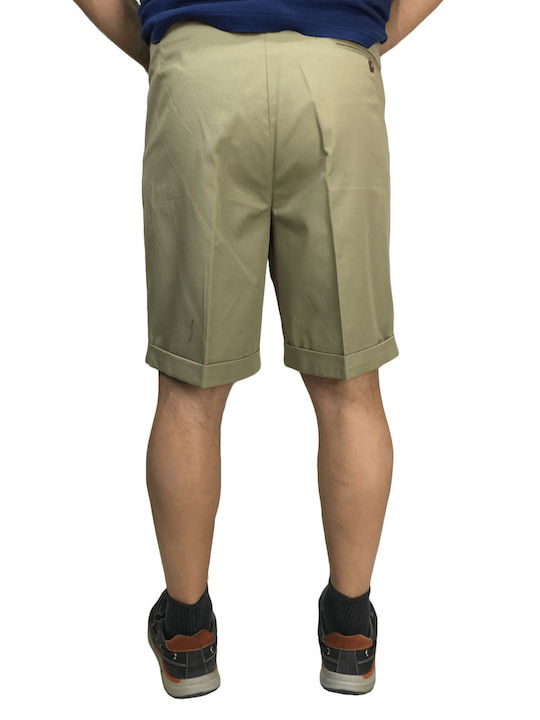 FALTEN-BERMUDA-SHORTS KLASSISCHE PASSFORM BEIGE 151 CONSORZIO (151-1-)