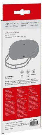 Kinx Tesae & Please Padded Blindfold Mască BDSM în Culoare Negru