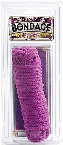 Doc Johnson Japanese Style Bondage Rope Σχοινί Δεσίματος σε Μωβ Χρώμα