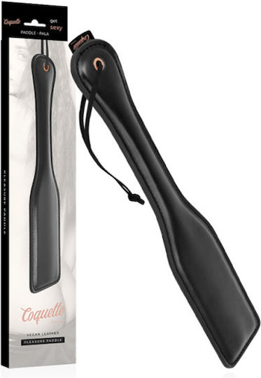 Coquette Vegan Leather Pleasure Paddle Падъл в Черен Цвят