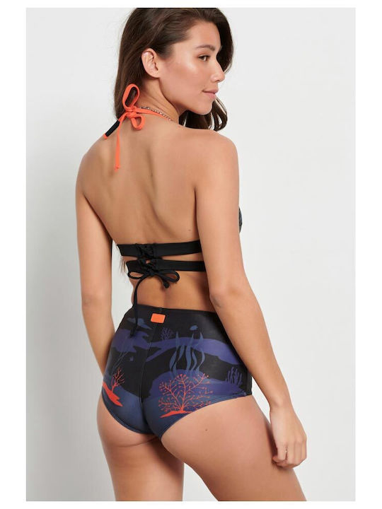 Bikini Boxer Ψηλόμεσο Μαύρο
