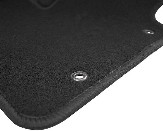 Rigum Set of Front and Rear Mats 4pcs for Nissan Navara Black
