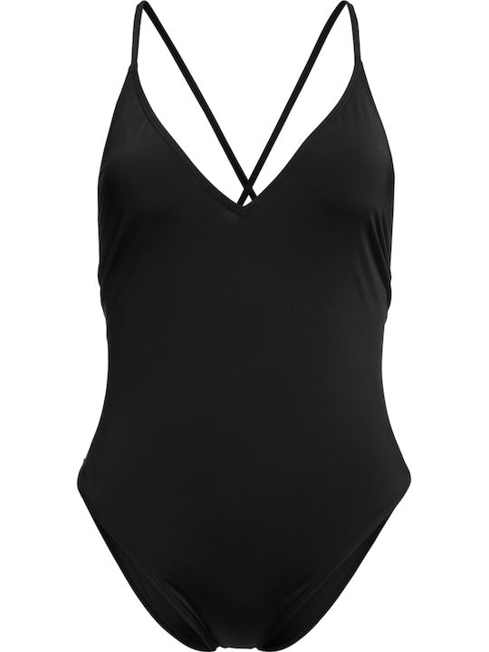 Sol Searcher One Piece Swimsuit Black Pebble