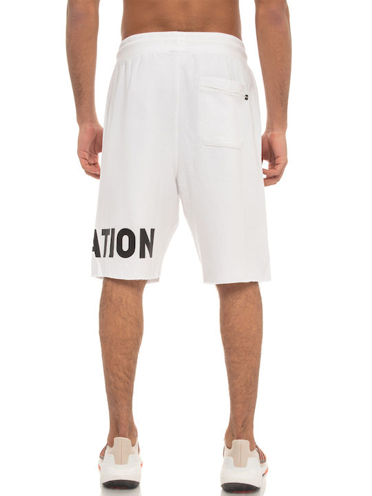 Be:Nation Men's Athletic Shorts White