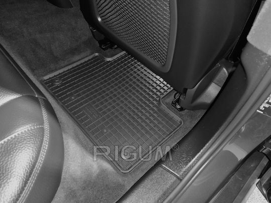 Rigum Set of Front and Rear Mats 4pcs for Volvo S60 2018+ Black