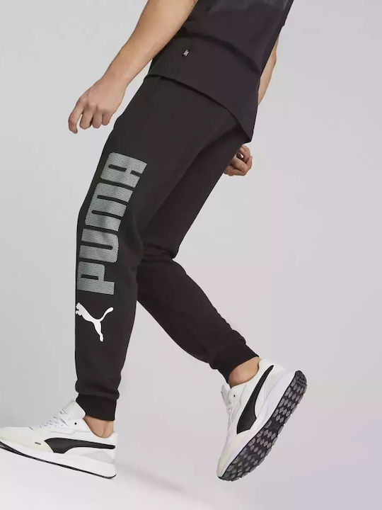 Puma Men's Sweatpants with Rubber Black