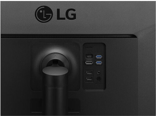 LG 35WN75CP-B Ultrawide VA HDR Curbat Gaming Monitor 35" QHD 3440x1440 cu Timp de Răspuns 5ms GTG