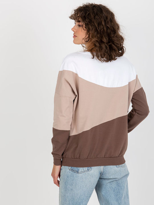 Relevance Women's Sweatshirt White/Brown