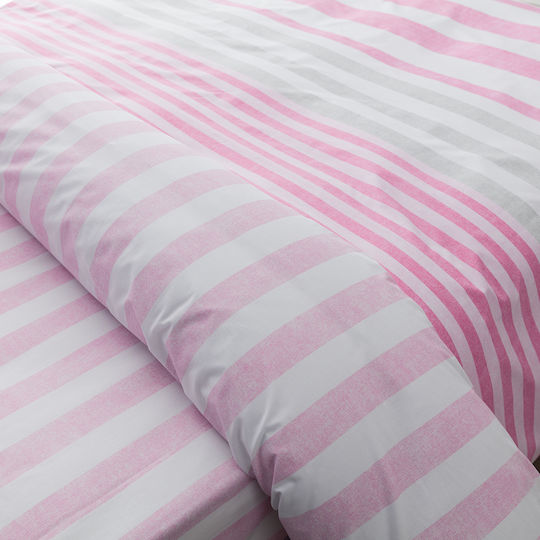 Charalambidis Textiles Ίριδα Einzeln Tagesdecken Rosa 160x230cm