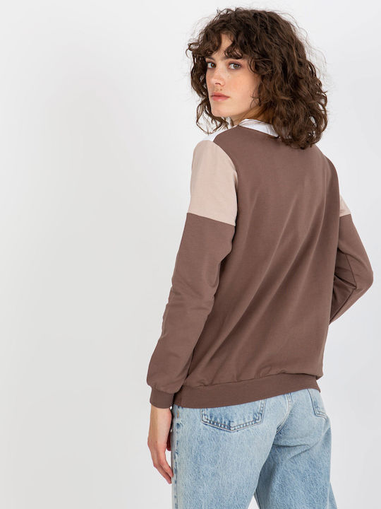 Relevance Women's Long Sweatshirt Beige