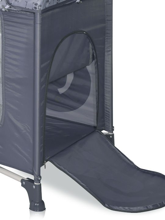 Lorelli Moonlight Playpen with Mattress Gray 126x70cm
