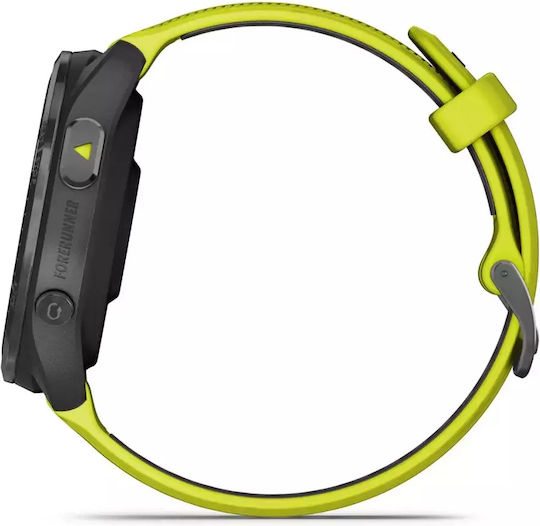 Garmin Forerunner 965 Titanium 47mm Waterproof Smartwatch with Heart Rate Monitor (Yellow)