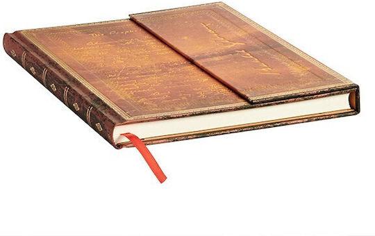 Paperblanks The Prophet Σημειωματάριο B5 120 Φύλλων Ριγέ με Μαγνητικό Κούμπωμα Πορτοκαλί