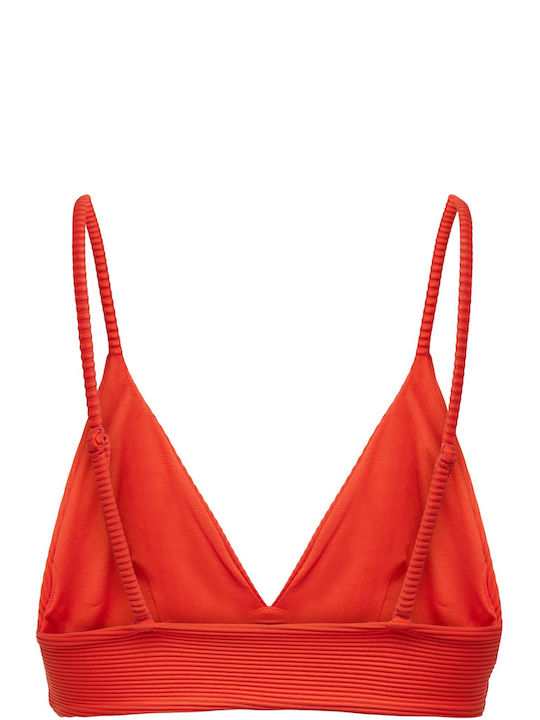Triangle Bikini Top Orange