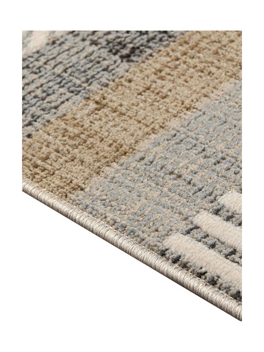 Madi Mod Teppich Rechteckig Synthetisch Beige