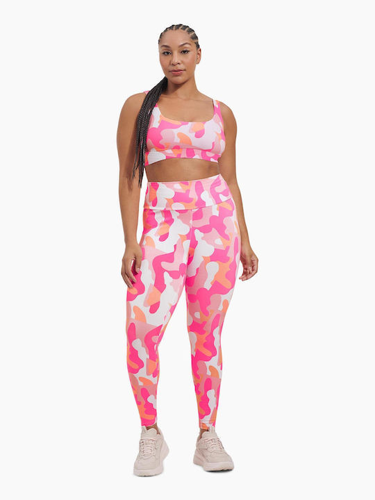 Saylor Women's Long Training Legging High Waisted Pink