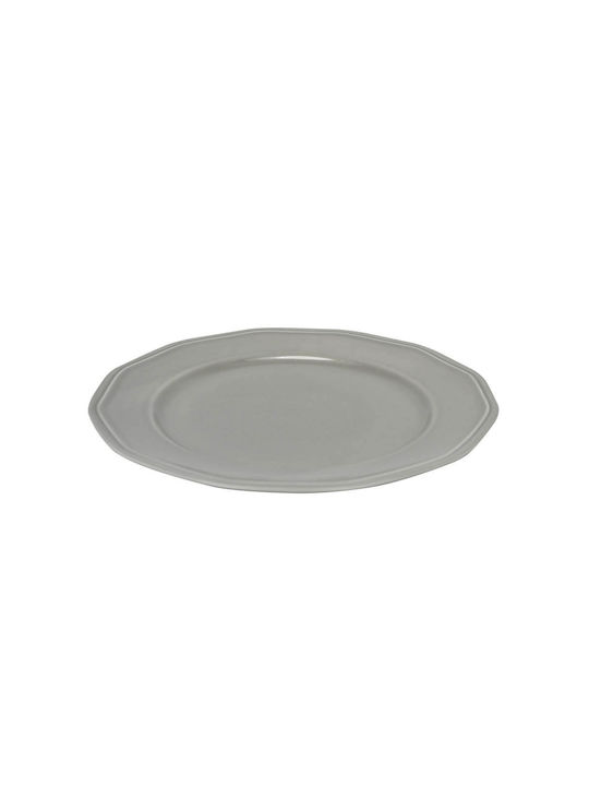Ankor Premium Classic Plate Shallow made of Porcelain Gray with Diameter 27cm