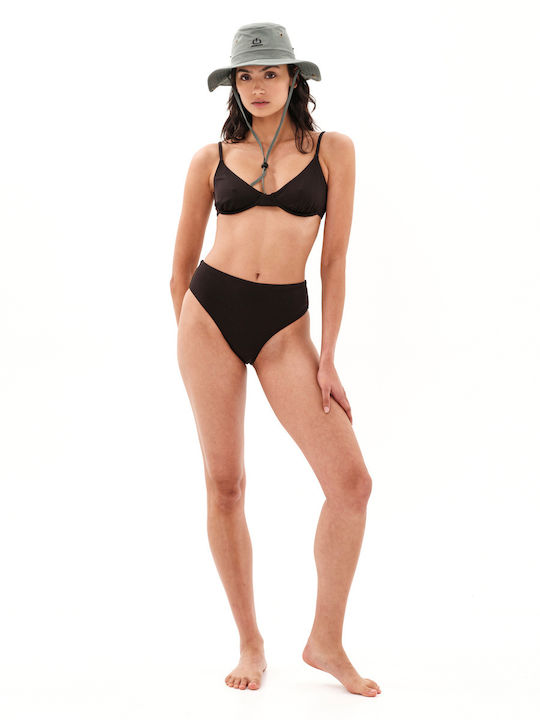 Set Bikini Ψηλόμεσο Μαύρο