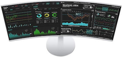 Samsung C34J791WTP Ultrawide VA Curbat Monitor 34" QHD 3440x1440 cu Timp de Răspuns 4ms GTG