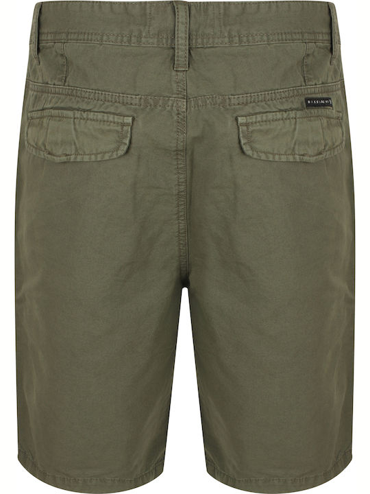 Dissident Ayrton Baumwolle Canvas Chino Shorts 1G10599 - staubig oliv