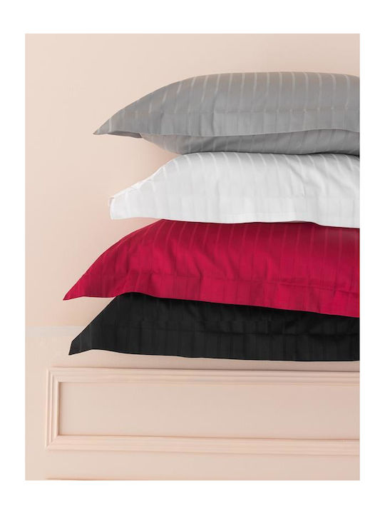 Palamaiki Комплект Плик за Завивка Кинг Сайз с 2 Калъфки 240x250 Sateen Riga Бургундско