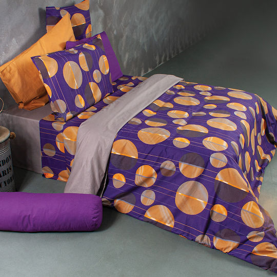 SB Home Υπέρδιπλη 230x250cm Gliter Μωβ SB Home Υπέρδιπλη 230x250cm Gliter Μωβ