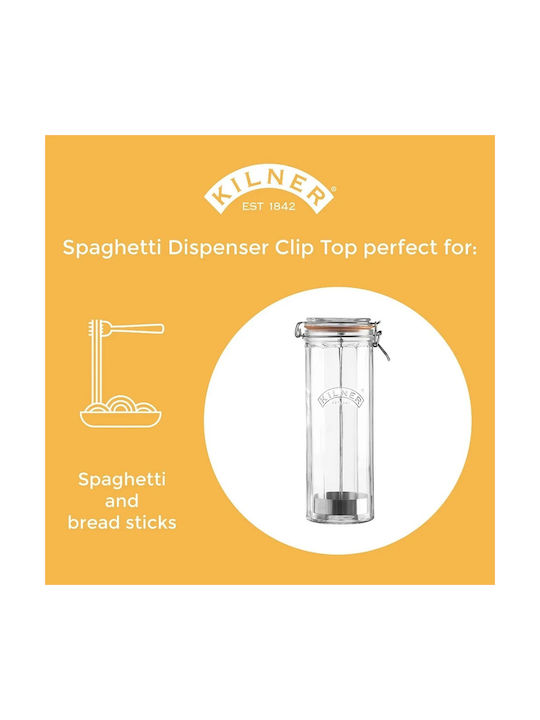 KIlner Kilner Βάζο Ζυμαρικών με Αεροστεγές Καπάκι Γυάλινο 2200ml