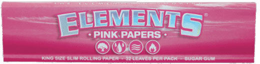 Elements Cigarette Rolling Papers King Size Slim 32 sheets 50pcs