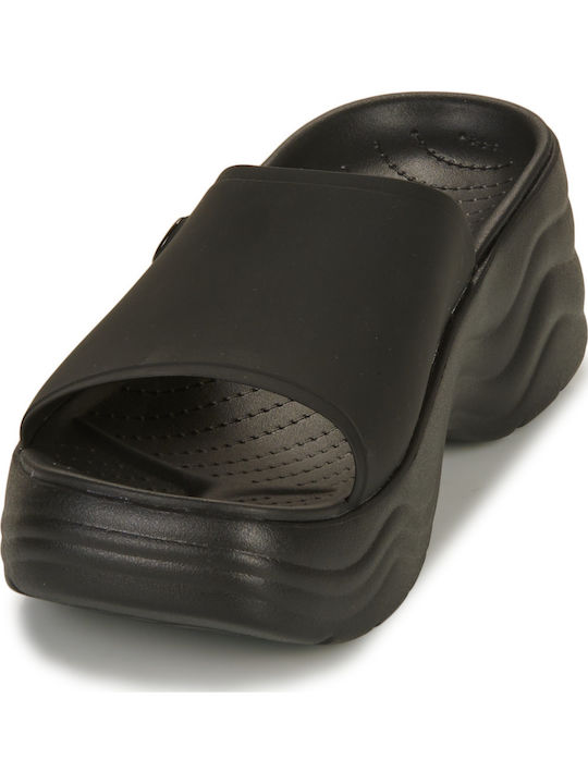 Slides Cu Platformă În Culoare Neagră