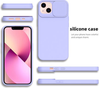 SLIDE Case Silicone Back Cover Lavender (Galaxy A13 4G)