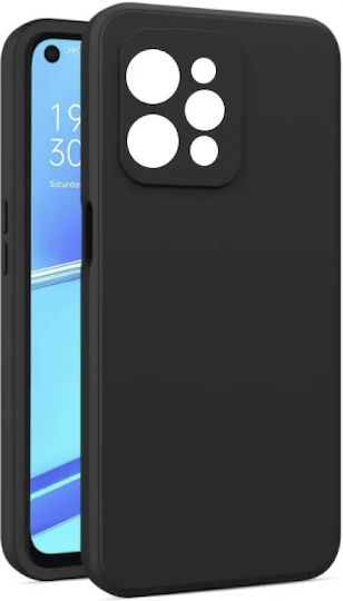 Silky & Soft Back Cover Silicon Negru (Realme C31)