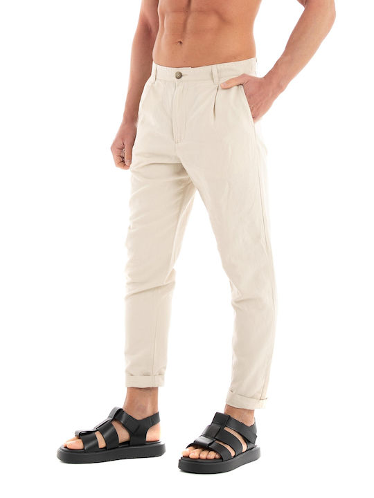 Selected Men's Trousers Beige