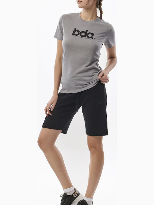 031320 Women's Sporty Bermuda Shorts Black