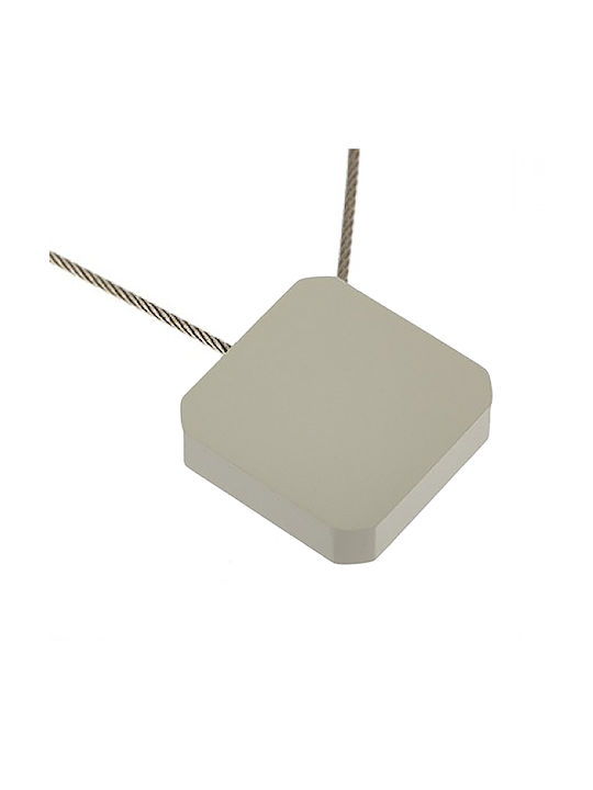 Zogometal Tie-Back Magnetic din Metal Gri cu Diza 1buc