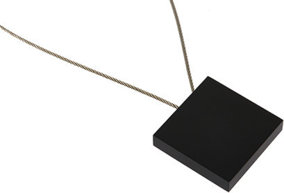 Zogometal Tie-Back Magnetic din Metal Antracit cu Diza 1buc Zogometal Tie-Back Magnetic din Metal Antracit cu Diza 1buc