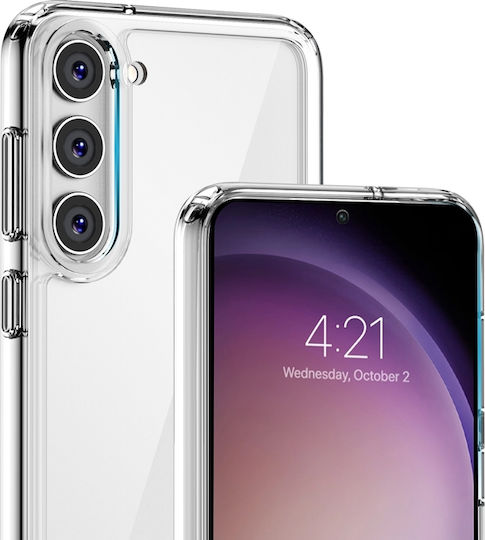 Crong Crystal Shield Back Cover Σιλικόνης Διάφανο (Samsung Galaxy S23+ Plus)