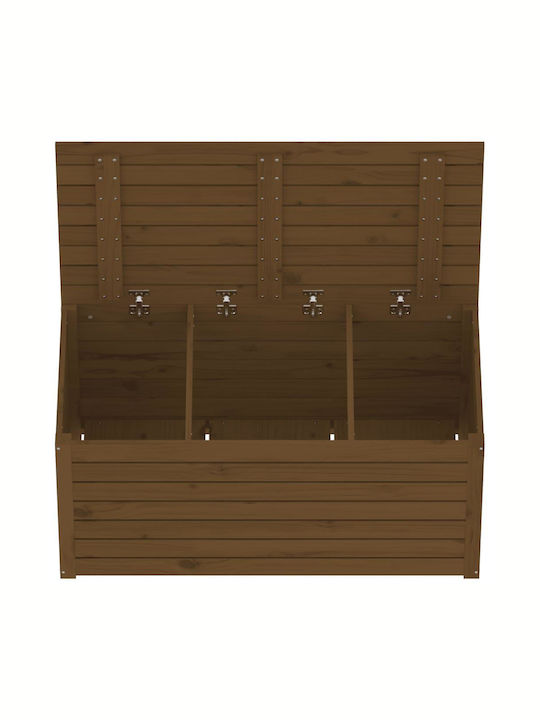 vidaXL Outdoor Storage Box Brown L101xW50.5xH46.5cm