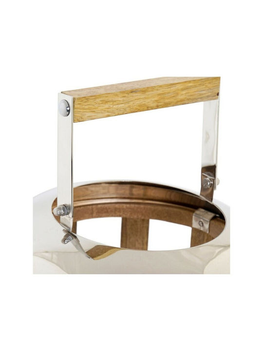 Dekodonia Φαναράκι Ξύλινο Καφέ 22x22x32εκ.