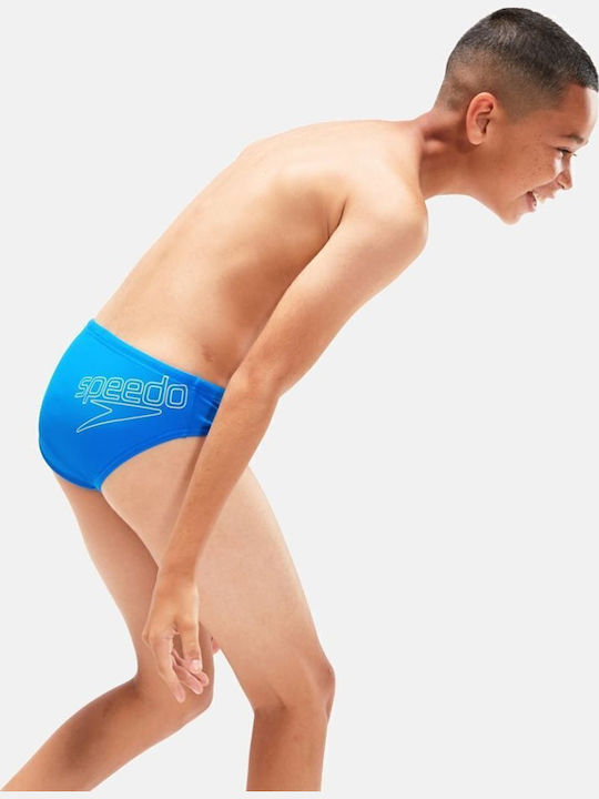 Speedo Παιδικό Μαγιό Σλιπ Μπλε