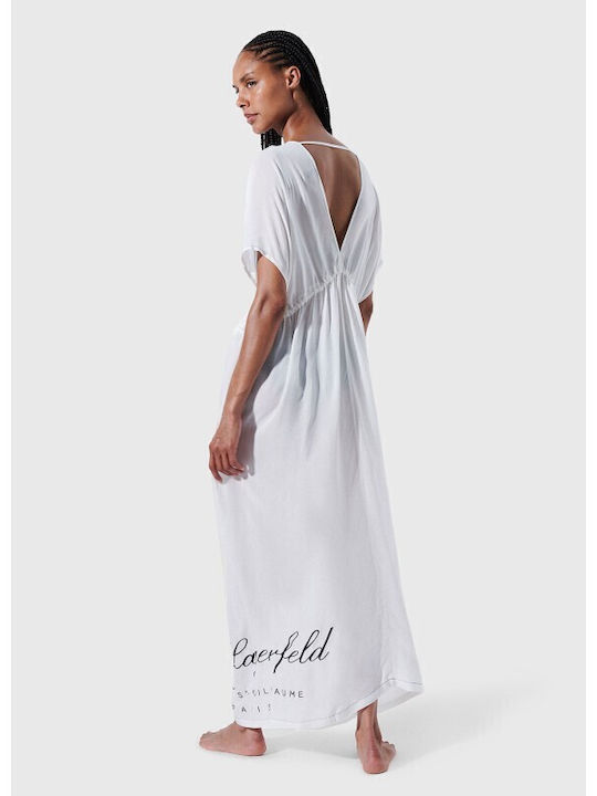 Karl Lagerfeld White Beach Dress