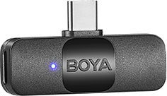 Boya BY-V20 Type-C Set Wireless Microphone Πέτου, Clip On for Mobile