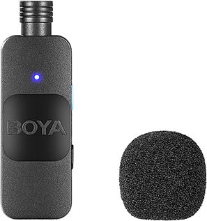Boya BY-V20 Type-C Set Wireless Microphone Πέτου, Clip On for Mobile